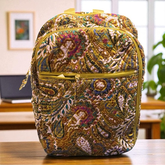 Vera Bradley Handbags - NEW VERA BRADLEY MULTICOLOR PAISLEY BACKPACK .